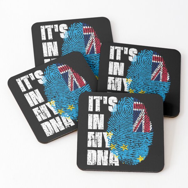 Item preview, IT'S IN MY DNA Tuvalu Flag Roots designed and sold by CosmoKitsch.