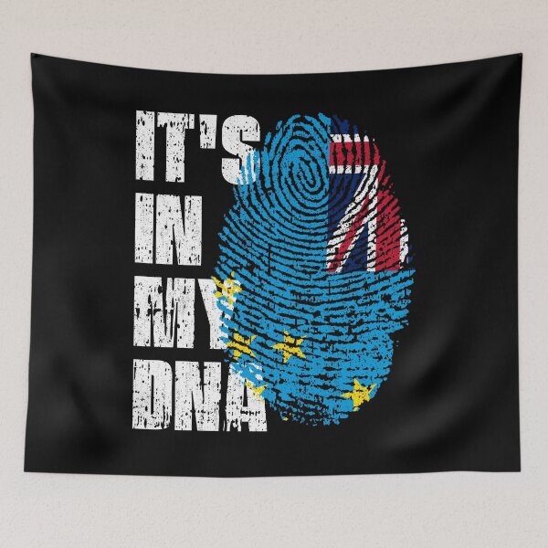 Item preview, IT'S IN MY DNA Tuvalu Flag Roots designed and sold by CosmoKitsch.