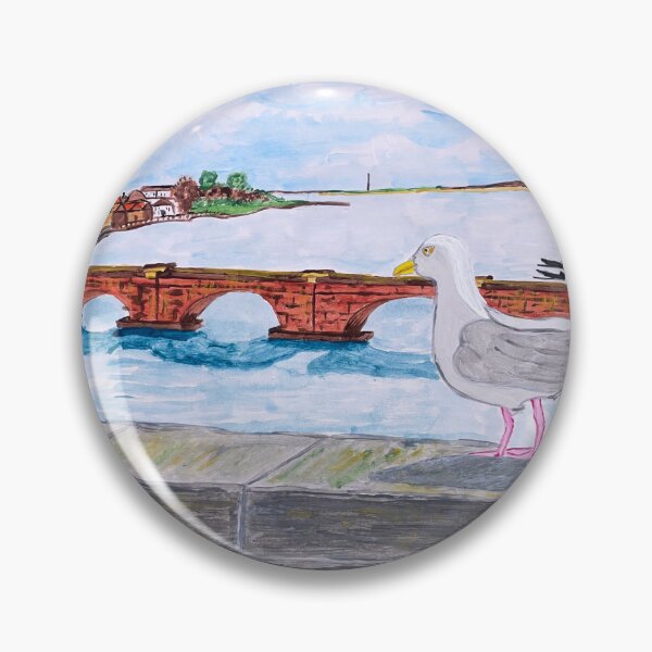 Item preview, Seagull on Berwick Bridge designed and sold by NM-Art33.