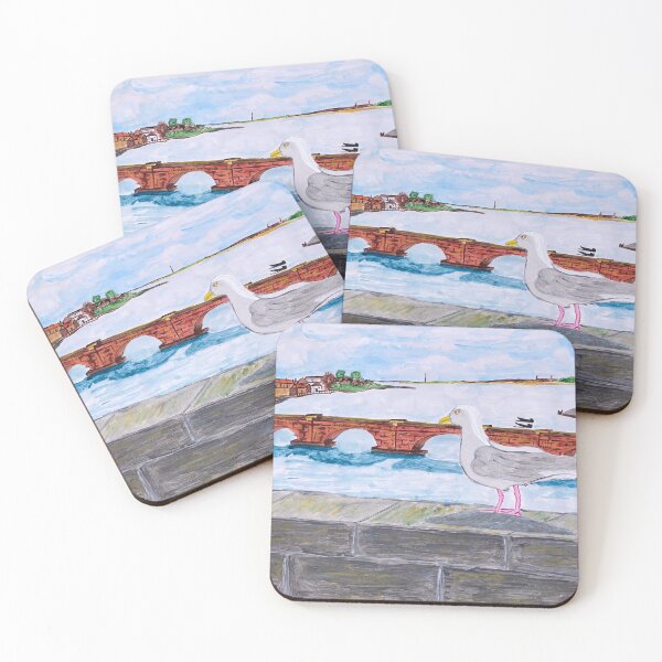 Item preview, Seagull on Berwick Bridge designed and sold by NM-Art33.