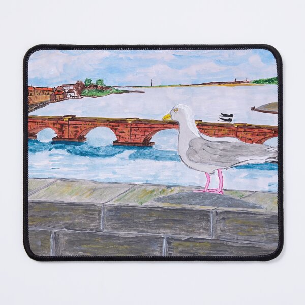 Item preview, Seagull on Berwick Bridge designed and sold by NM-Art33.