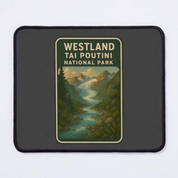 Item preview, New Zealand National Parks Art: Westland Tai Poutini designed and sold by PinUpPizzazz.
