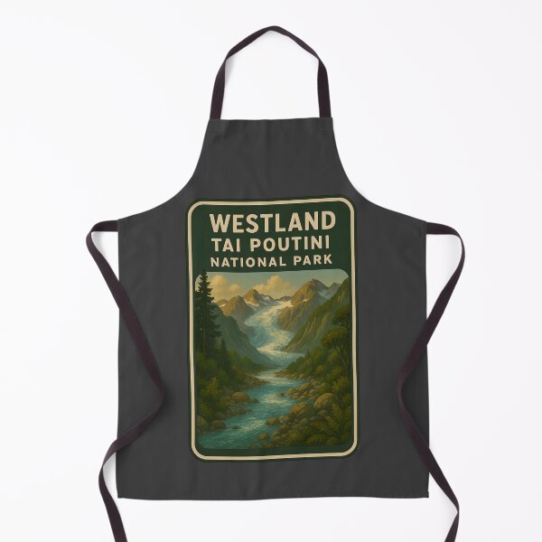 Item preview, New Zealand National Parks Art: Westland Tai Poutini designed and sold by PinUpPizzazz.