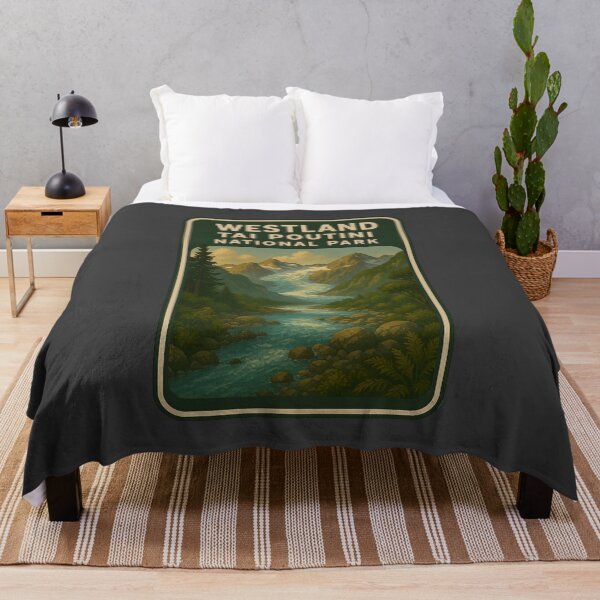 Item preview, New Zealand National Parks Art: Westland Tai Poutini designed and sold by PinUpPizzazz.