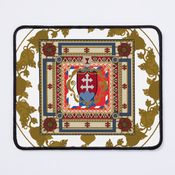 Item preview, Medium Stylized Slovakia Flag Art | Central Europe Medievalist Symbols Union designed and sold by Based History.