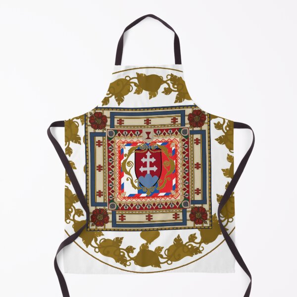 Item preview, Medium Stylized Slovakia Flag Art | Central Europe Medievalist Symbols Union designed and sold by Based History.