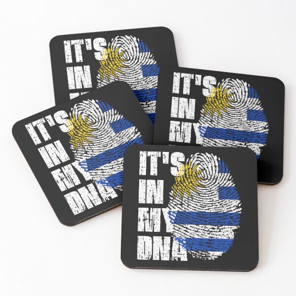 Item preview, IT'S IN MY DNA Uruguay Flag Roots designed and sold by CosmoKitsch.