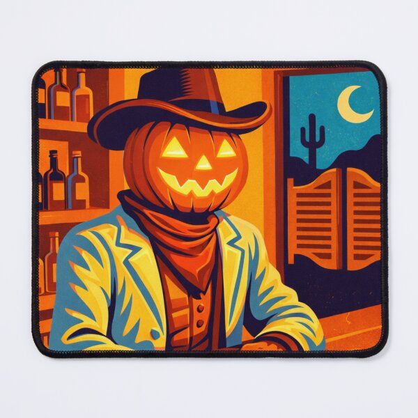 Item preview, Headless Horseman's Western Saloon – Mid Century Retro Pop Illustration designed and sold by TheHorsemanRidesAgain.
