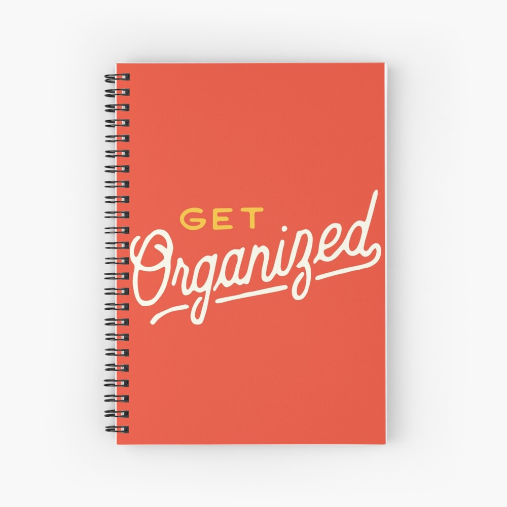 Get Organized Spiral Notebook
