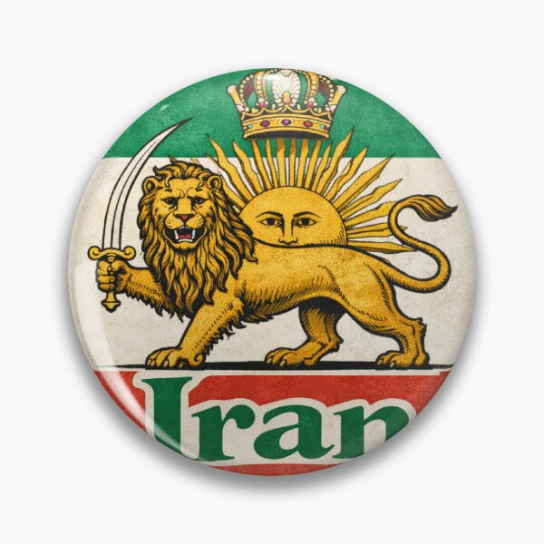 Item preview, Iran Flag Design – Persian Lion and Sun Vintage Heritage Art designed and sold by GarnerSupplyCo.