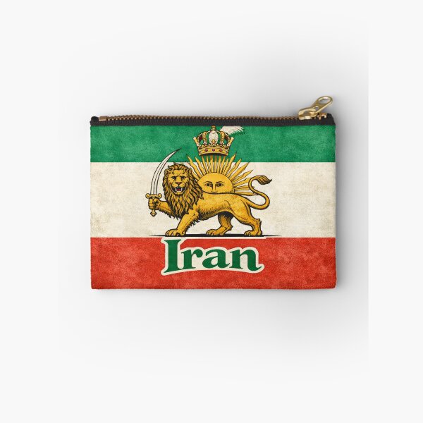 Item preview, Iran Flag Design – Persian Lion and Sun Vintage Heritage Art designed and sold by GarnerSupplyCo.