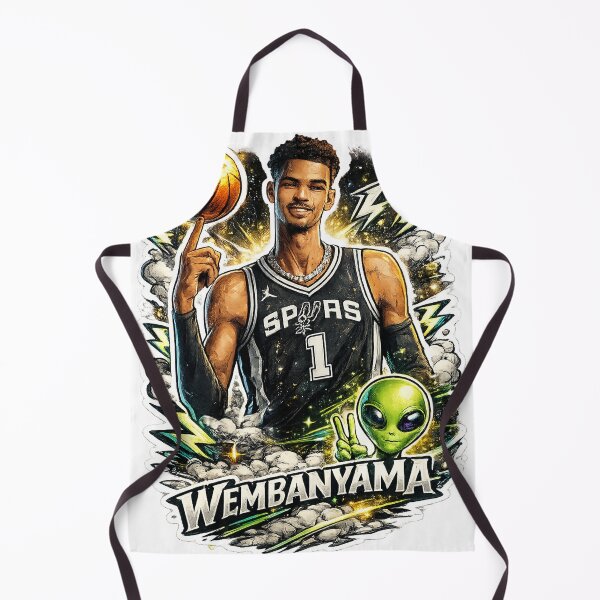 Item preview, Victor Wembanyama Alien Street Art Illustration  designed and sold by DanieleDiSanto.