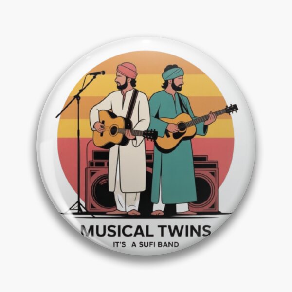 Item preview, Musical Twins – Sufi Band Art | Retro Folk Music Illustration designed and sold by dortmond.