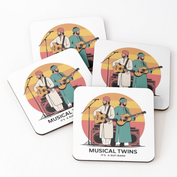Item preview, Musical Twins – Sufi Band Art | Retro Folk Music Illustration designed and sold by dortmond.