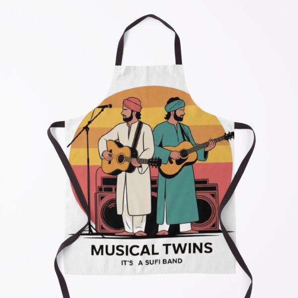 Item preview, Musical Twins – Sufi Band Art | Retro Folk Music Illustration designed and sold by dortmond.