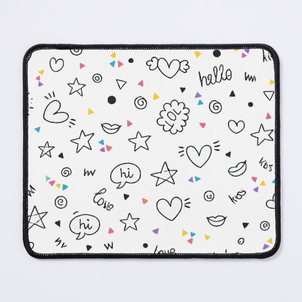 Item preview, Cute Doodle Love Pattern designed and sold by Bellassi.