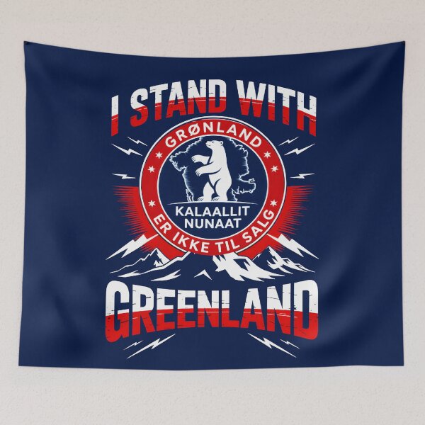 Item preview, I stand with Greenland, Er ikke til salg designed and sold by BuxomBabe21.