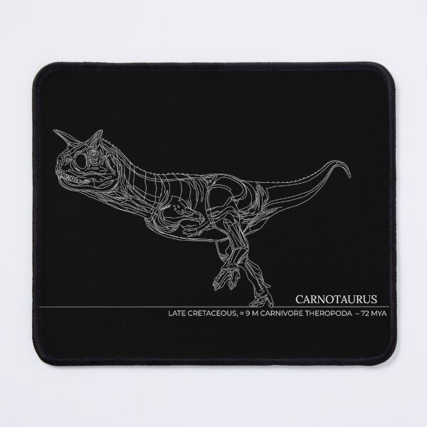Item preview, Carnotaurus Line Art - Minimalist Dinosaur Illustration designed and sold by 1LineMS.