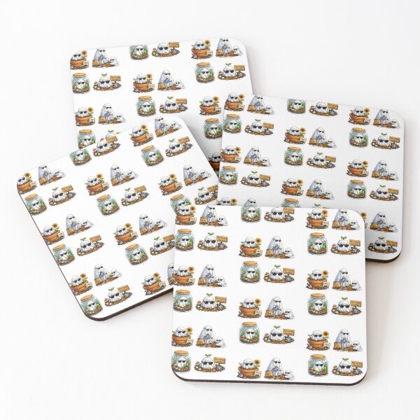 Item preview, Boo-tanical Planted Ghost Stickers designed and sold by Planted Soul.