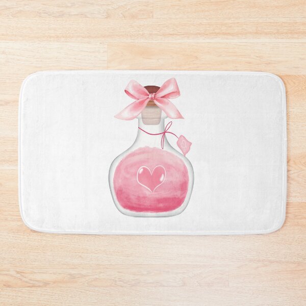 Item preview, Watercolor Valentine’s Day Pink Love Potion Bottle with Bow – Coquette Love Aesthetic designed and sold by DivinePassion.