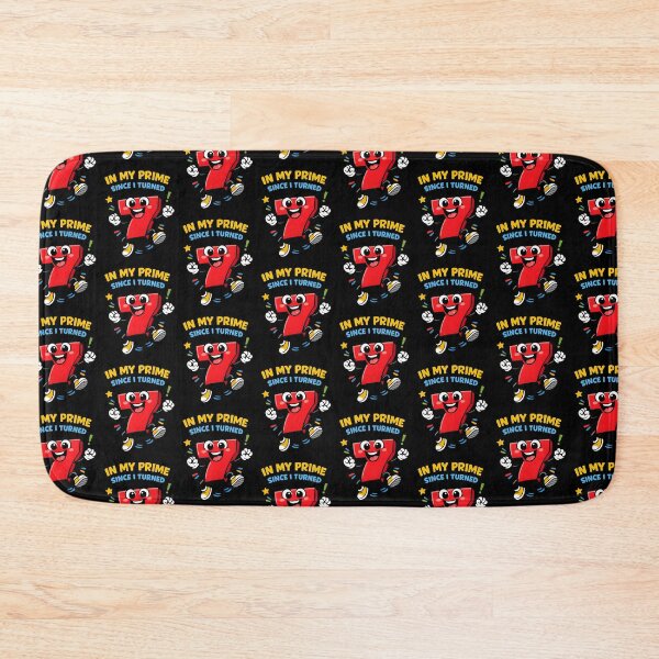 Item preview, In My Prime Since I Turned 7 Cute Math Birthday Humor Design designed and sold by TeeTimeTreasure.