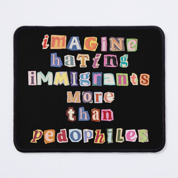 Item preview, magine Hating Immigrants , Abolish Ice Anti Ice, Protect Immigrants, Chinga La Migra, FDT Liberal Protest designed and sold by Starry Night Creative Art.