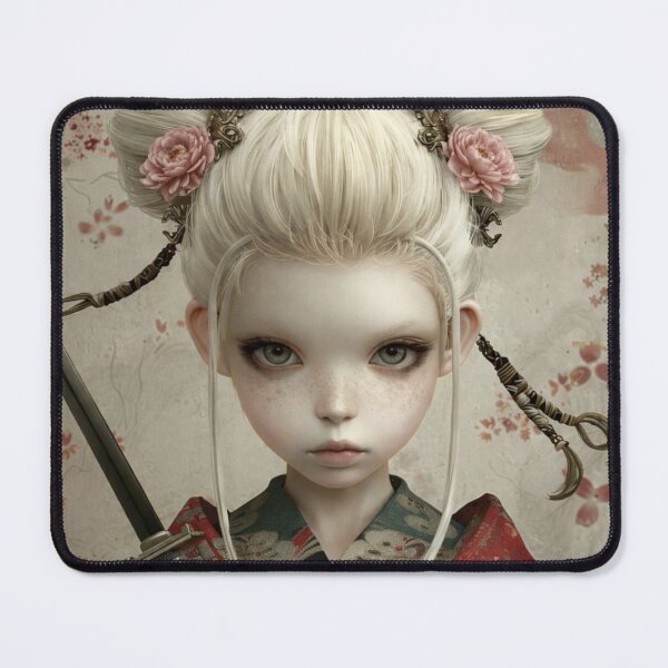 Item preview, Blonde Warrior Girl - Ethereal Fantasy Samurai designed and sold by adayinthesky.