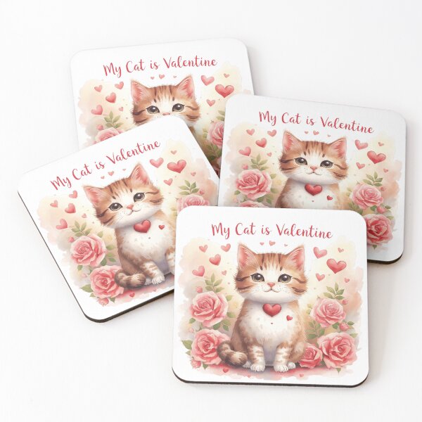 Item preview, My Cat Is My Valentine – Sorry Cupid, I Already Have a Cat designed and sold by GOTCHO1.