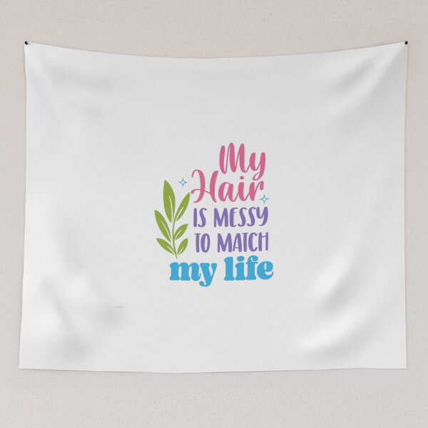 Item preview, Messy Hair Messy Life Digital designed and sold by DigiGroove.