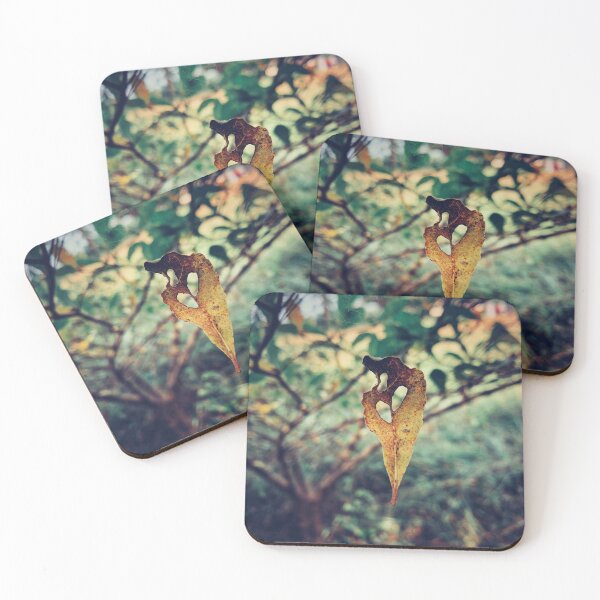 Item preview, Yellow leaf on tree amidst cobwebs designed and sold by Dreamchaserjnr.