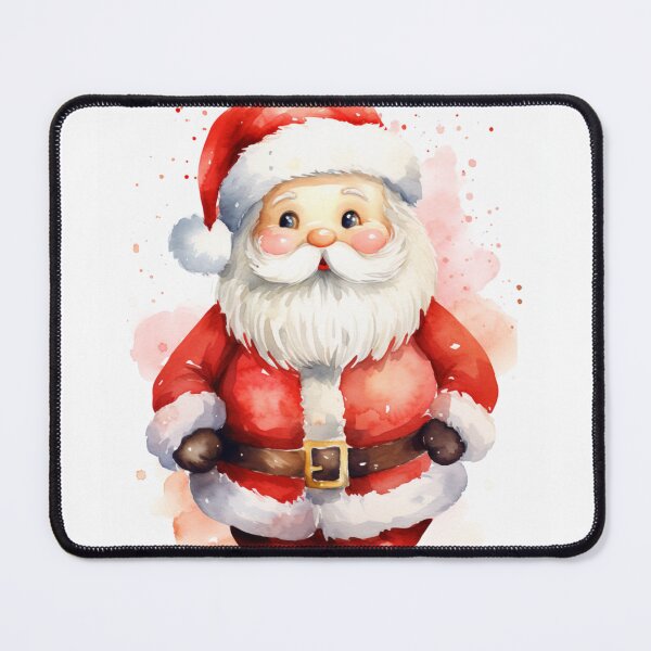 Item preview, Christmas Watercolor Santa Claus Vector Illustration designed and sold by ChamounVisual.