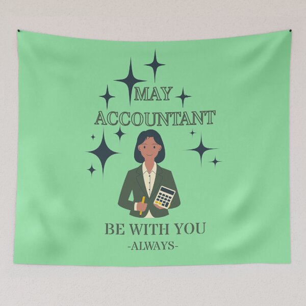 Item preview, MAY ACCOUNTANT BE WITH YOU designed and sold by GOLDENGARDENART.