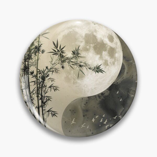 Item preview, Yin Yang (Bamboo) designed and sold by SynthPopCreate.