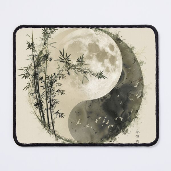 Item preview, Yin Yang (Bamboo) designed and sold by SynthPopCreate.