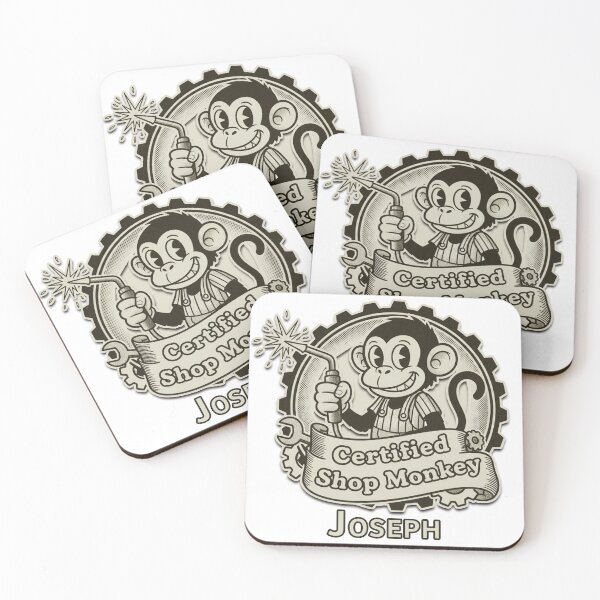Item preview, Certified Shop Monkey - Old Skool Style designed and sold by amyjoy1976.