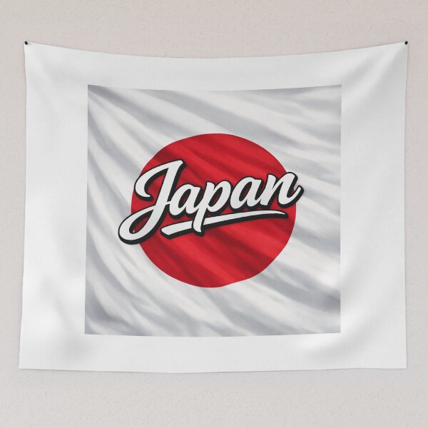 Item preview, Japan Flag Design – Japanese Pride Rising Sun Typography Art designed and sold by GarnerSupplyCo.