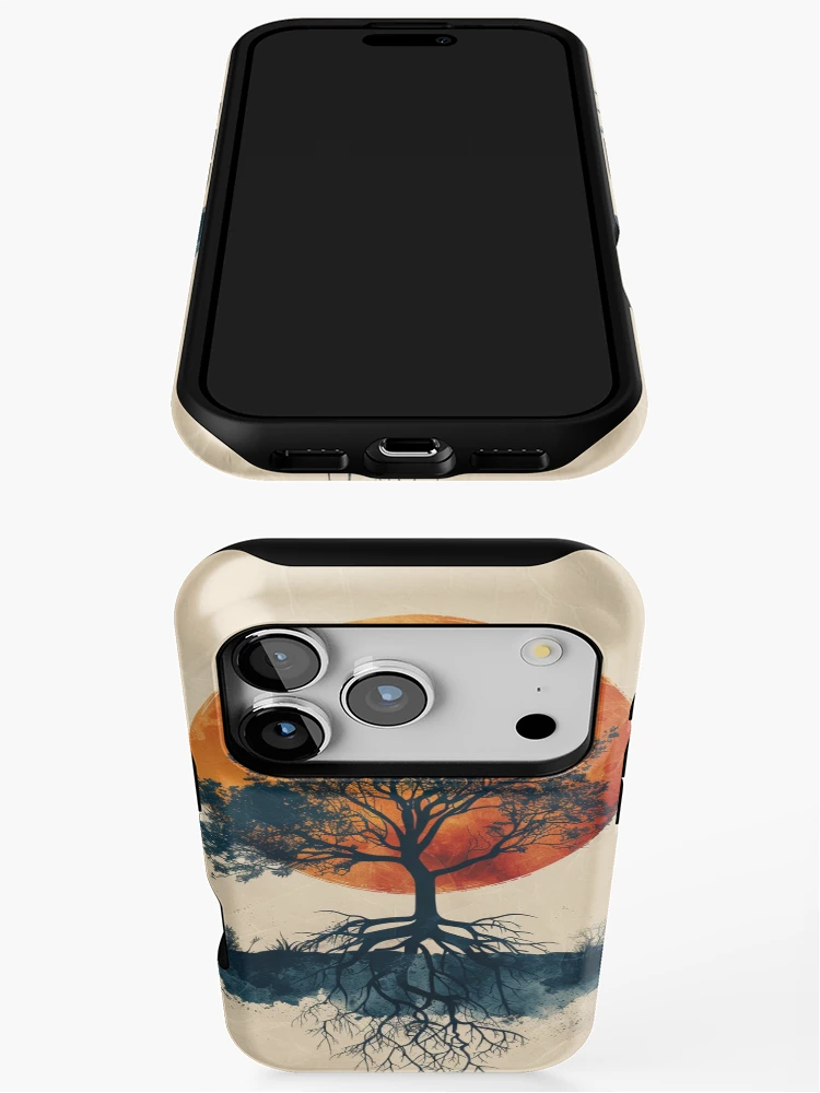 Thumbnail 3 of 4, iPhone Case, Deep Roots designed and sold by SynthPopCreate.
