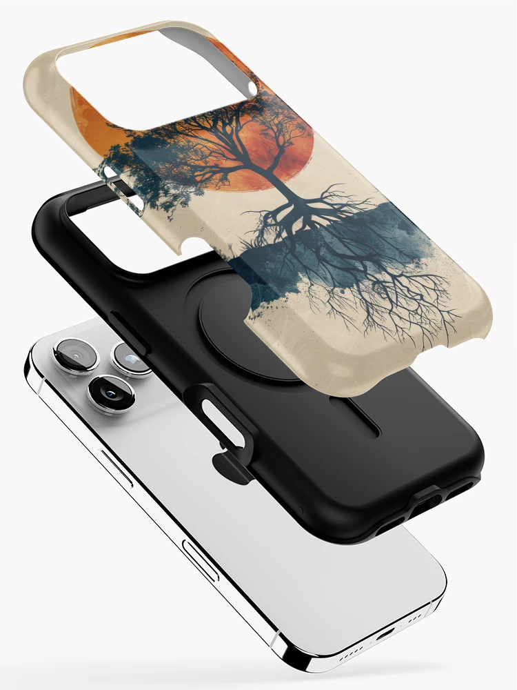 Thumbnail 2 of 4, iPhone Case, Deep Roots designed and sold by SynthPopCreate.