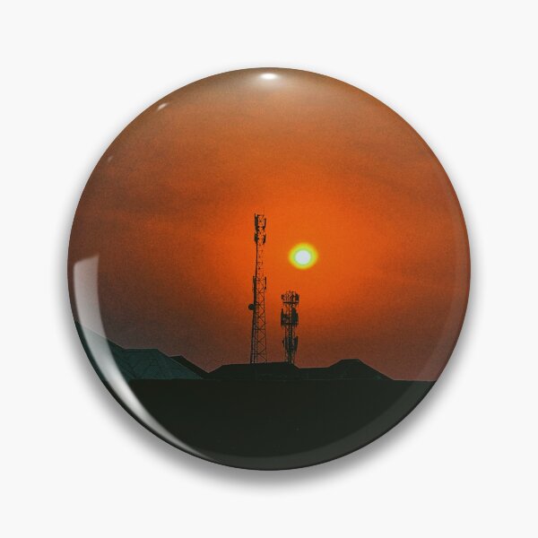 Item preview, Evening Sun Setting Behind Communication Mast designed and sold by Dreamchaserjnr.