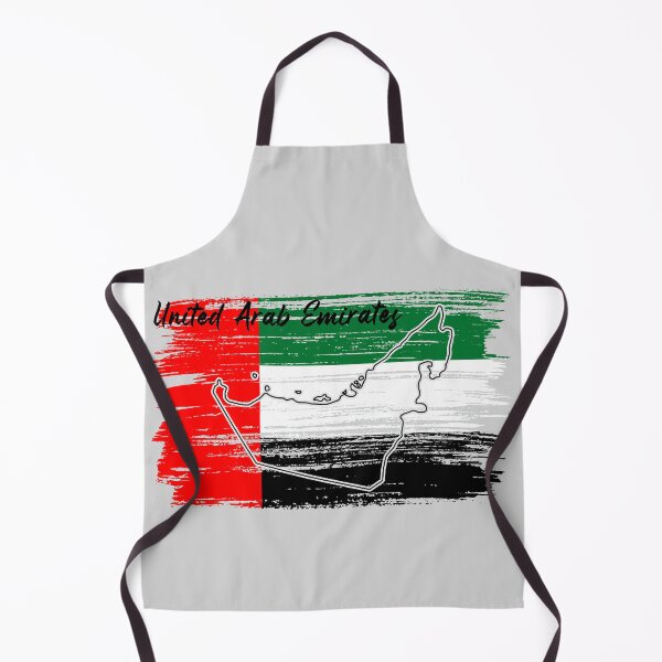 Item preview, UAE Pride, Artistic Map Brush Stroke Flag designed and sold by mashmosh.