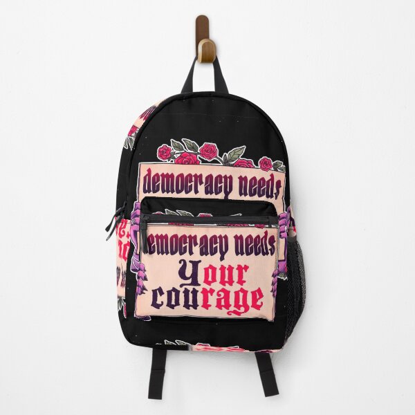 Item preview, Democracy needs your courage designed and sold by Ambré Art Designs.