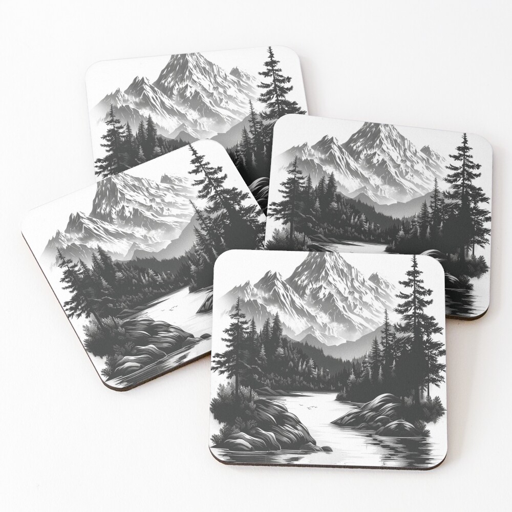 Item preview, Coasters (Set of 4) designed and sold by SynthPopCreate.