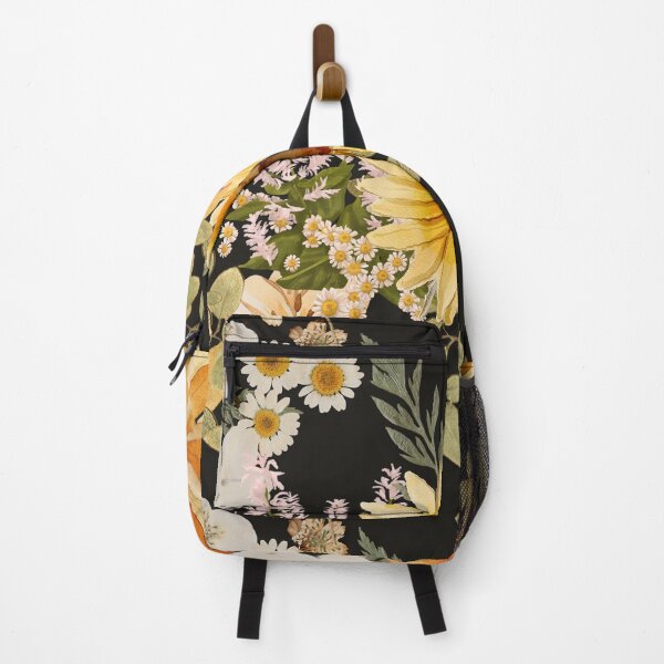 Item preview, Multi-Color Vintage Style Green Plant Large Flower Pattern designed and sold by SunshineSales.