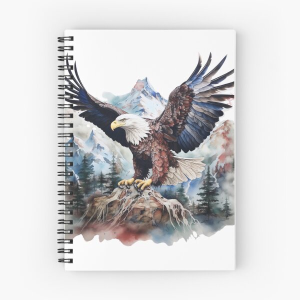 Item preview, Majestic Eagle in Watercolor designed and sold by NDMDesignStudio.