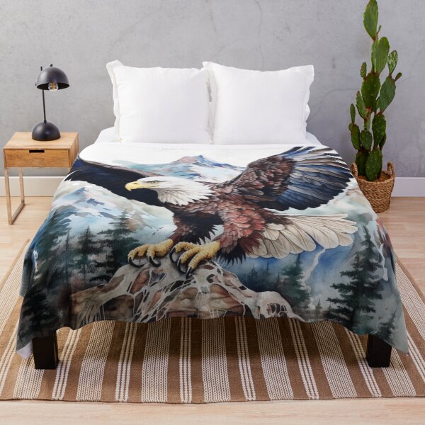 Artikelvorschau, Majestätischer Adler in Aquarell entworfen und verkauft von NDMDesignStudio.