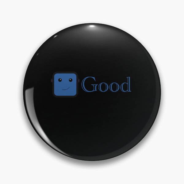 Item preview, Good (Blue) designed and sold by Robotboyco.