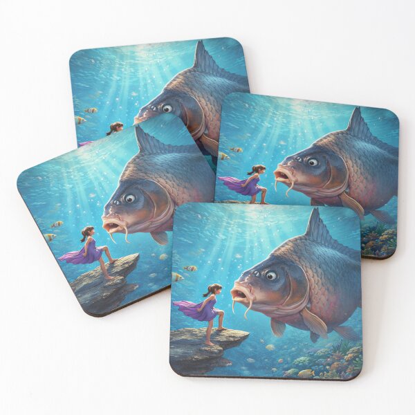 Item preview, Meet your Giant. Girl and Fish designed and sold by Natart1004.