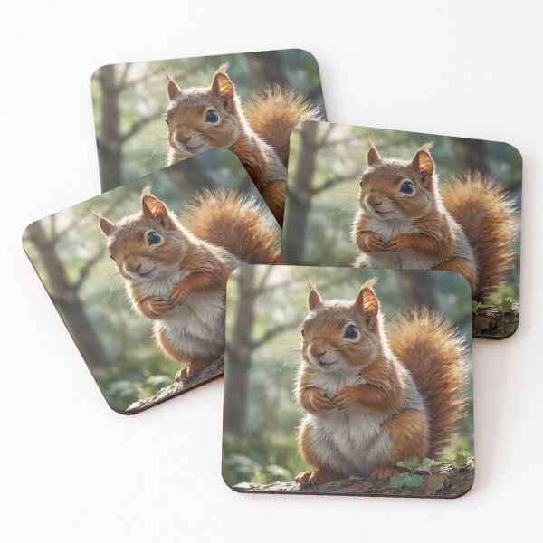Item preview, Cute baby squirrel woodland forest designed and sold by hollycooper.