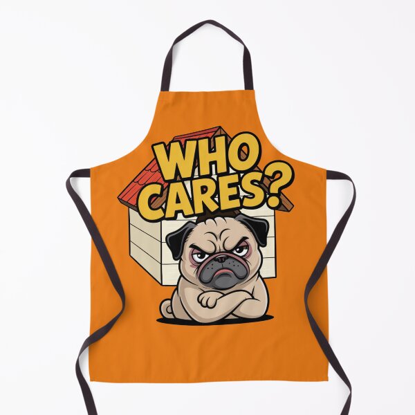Item preview, Sarcastic Pug Who Cares designed and sold by Szpaku desart .