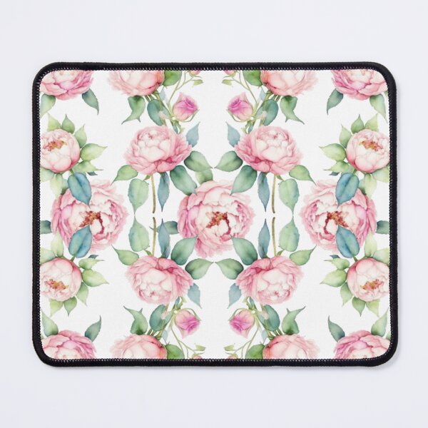 Item preview, Romantic pink watercolor peonies pattern pink watercolor roses pink watercolor floral designed and sold by hollycooper.